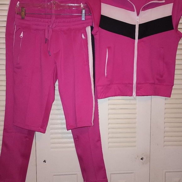3pc Small Pink THE SET Mix-n-Match (Pants,Vest, Shorts) - Picture 2 of 11